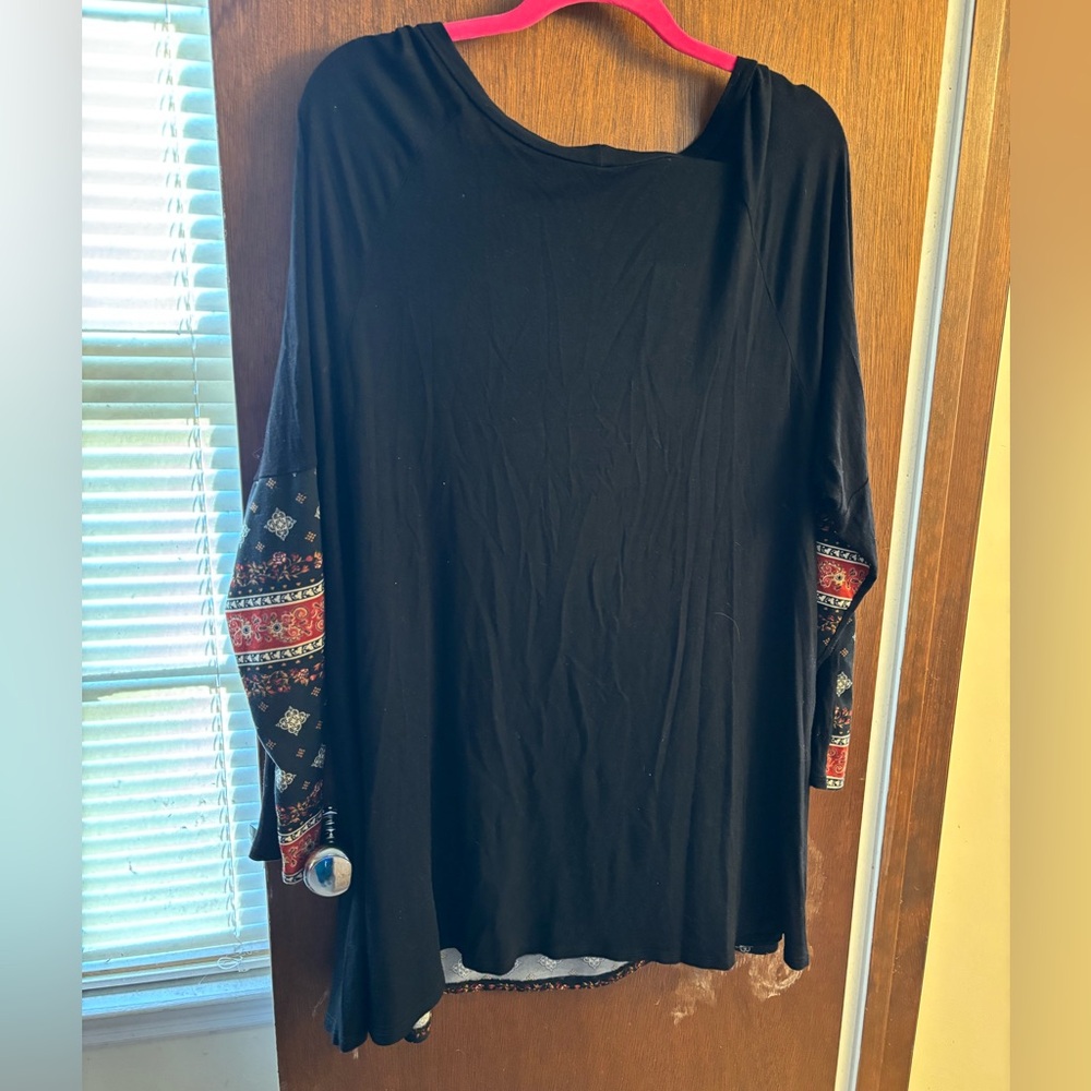 Emerald long sleeve tunic size 3x - Picture 2 of 3